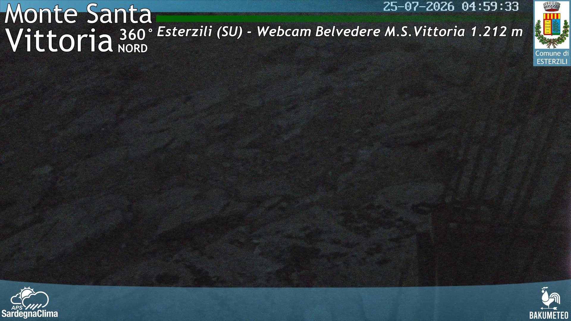 time-lapse frame, Asuni San Giovanni webcam