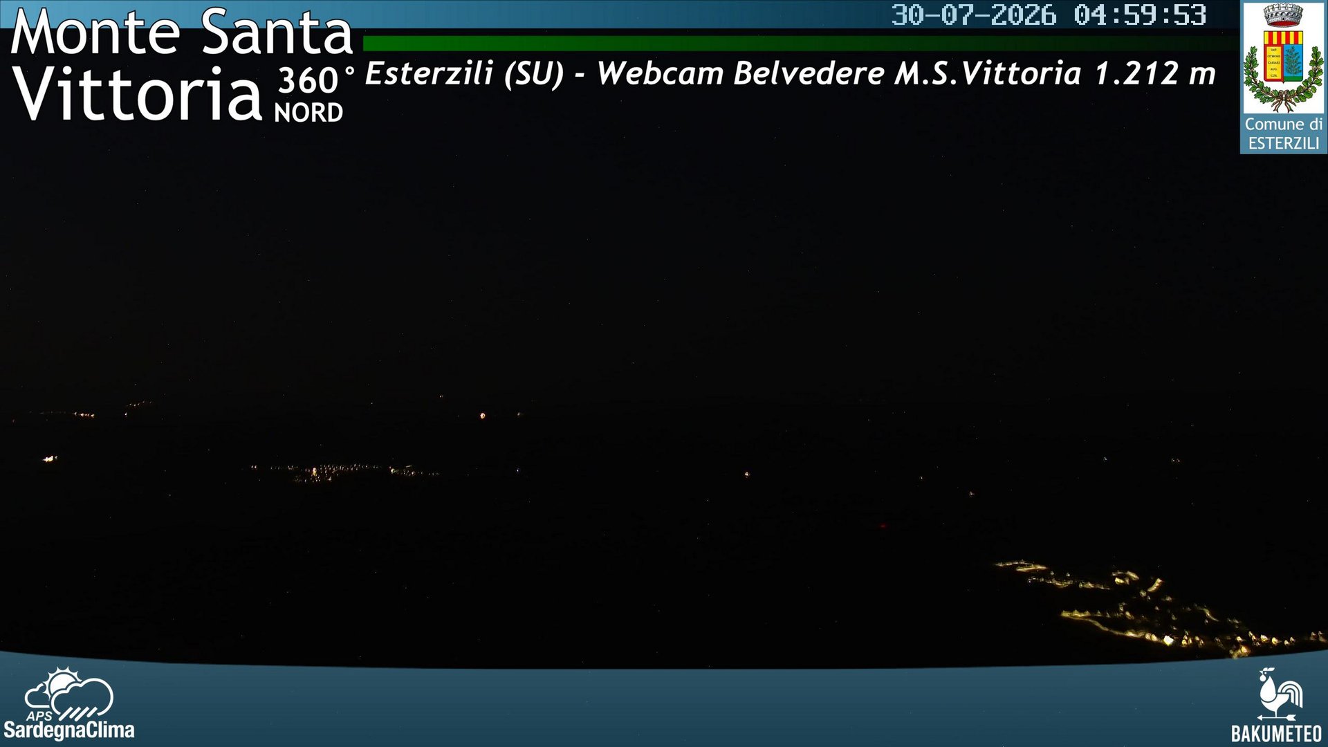 time-lapse frame, Asuni San Giovanni webcam