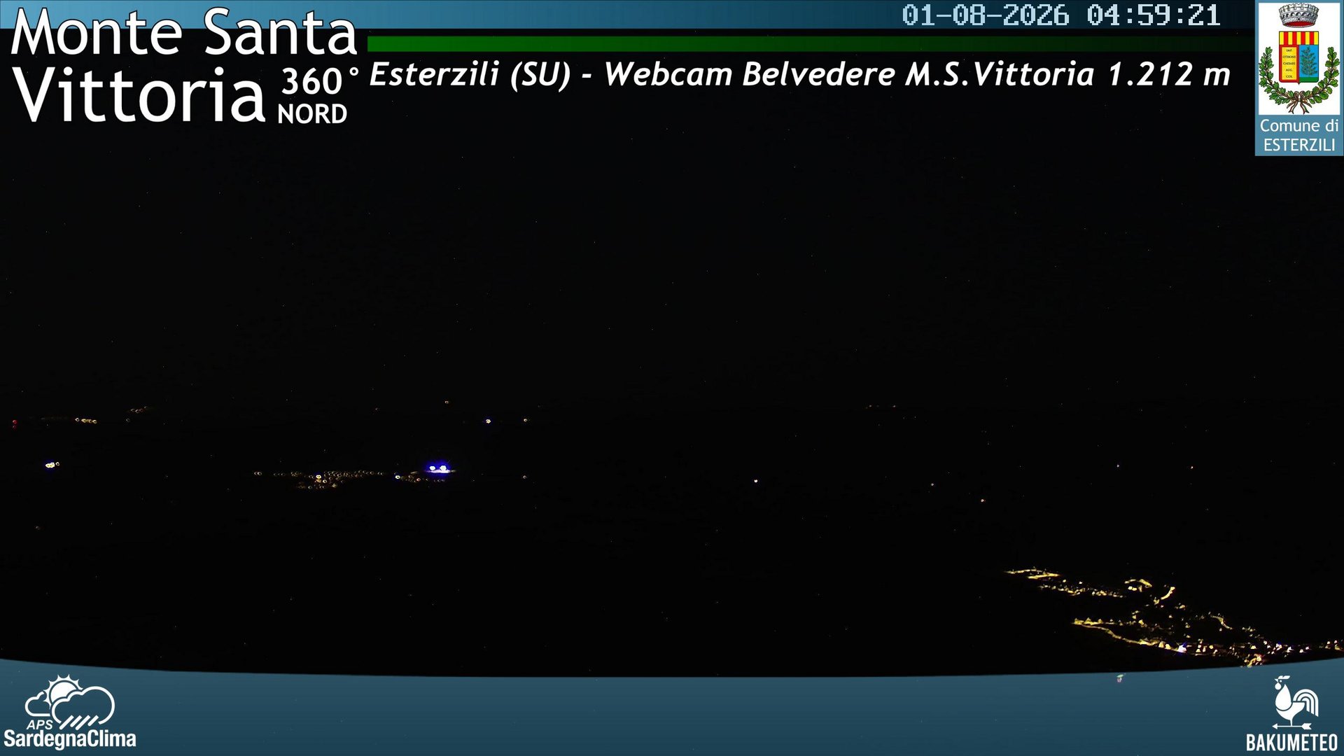 time-lapse frame, Asuni San Giovanni webcam