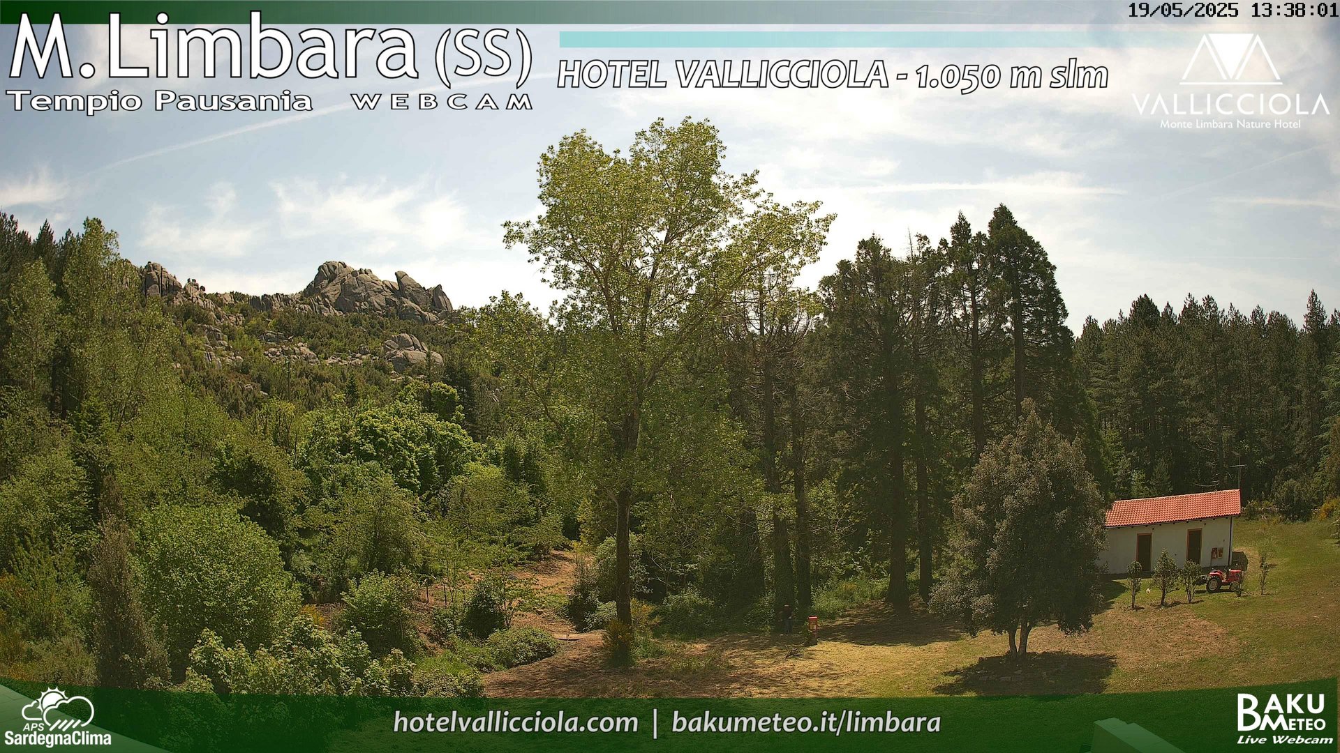 time-lapse frame, Monte Limbara Vallicciola webcam