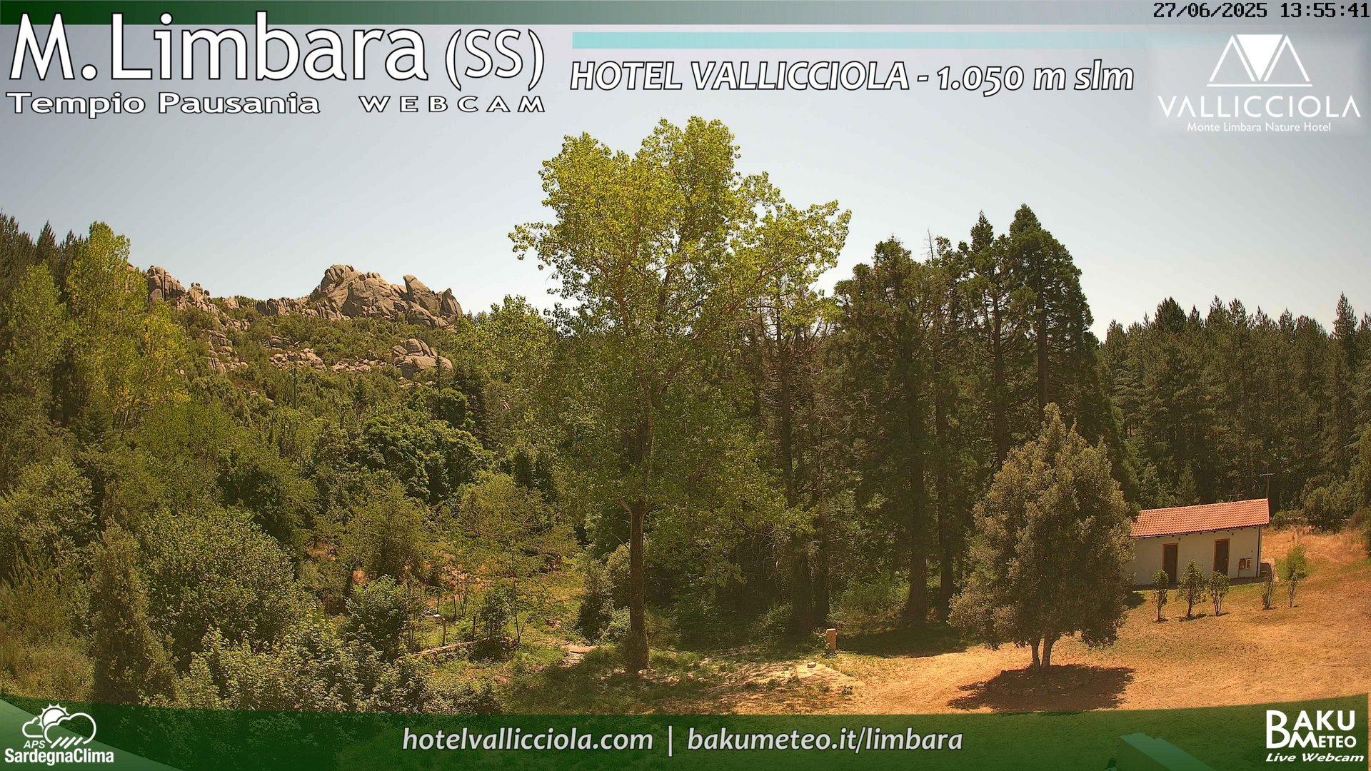 time-lapse frame, Monte Limbara Vallicciola webcam
