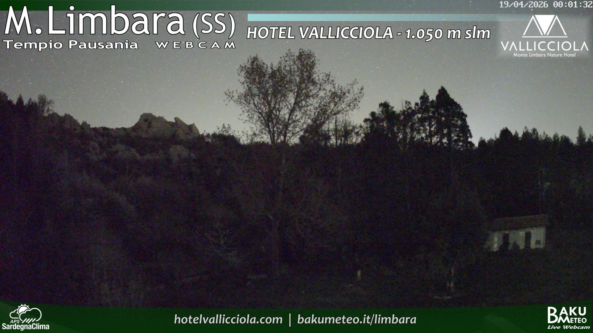 time-lapse frame, Monte Limbara Vallicciola webcam