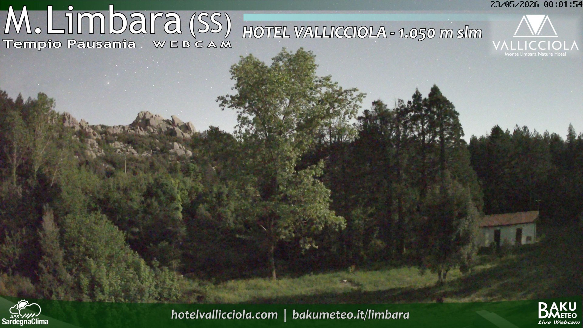 time-lapse frame, Monte Limbara Vallicciola webcam