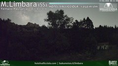 view from Monte Limbara Vallicciola on 2026-06-17