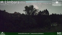 view from Monte Limbara Vallicciola on 2026-06-17