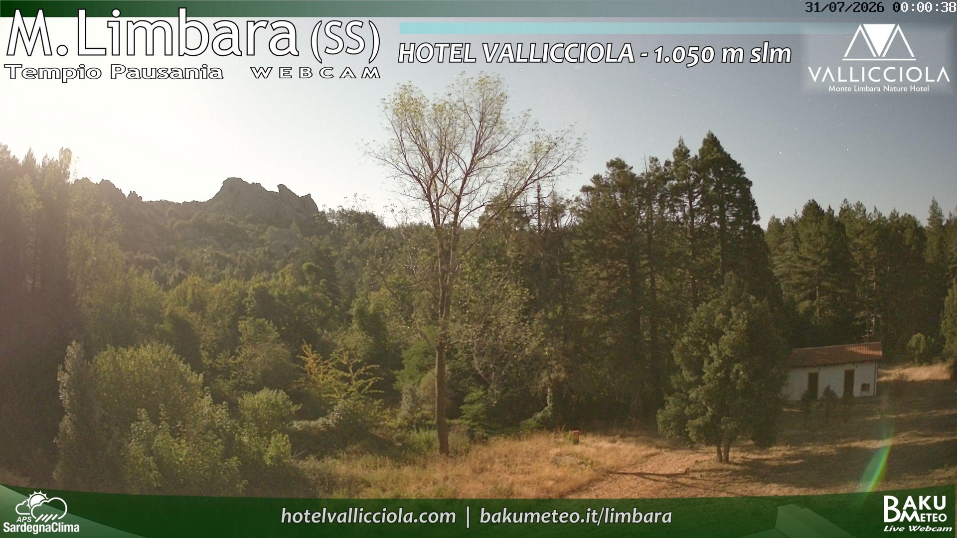 time-lapse frame, Monte Limbara Vallicciola webcam