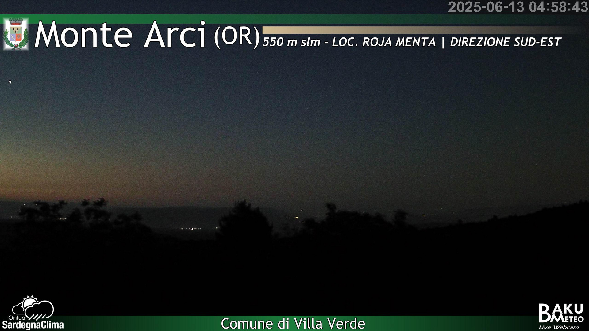 time-lapse frame, Roja Menta webcam