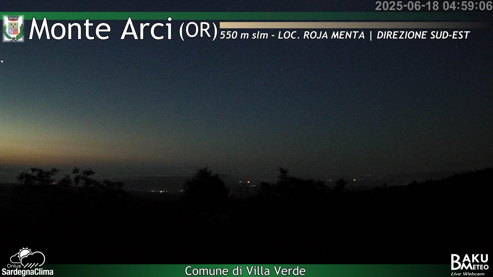 time-lapse frame, Roja Menta webcam