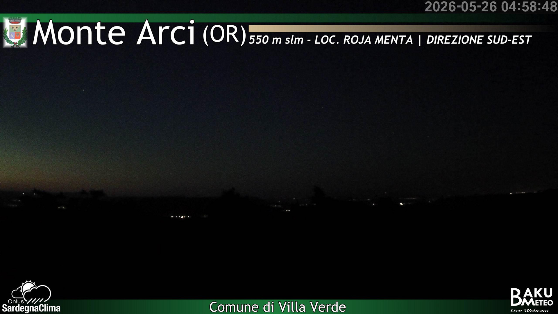 time-lapse frame, Roja Menta webcam