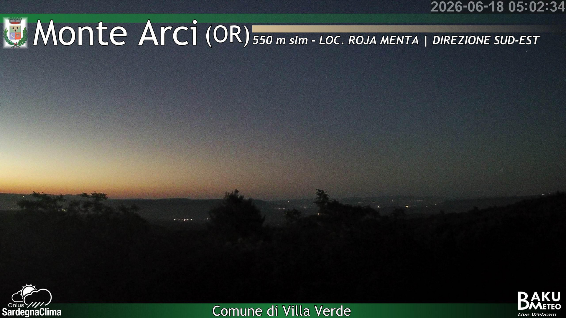time-lapse frame, Roja Menta webcam