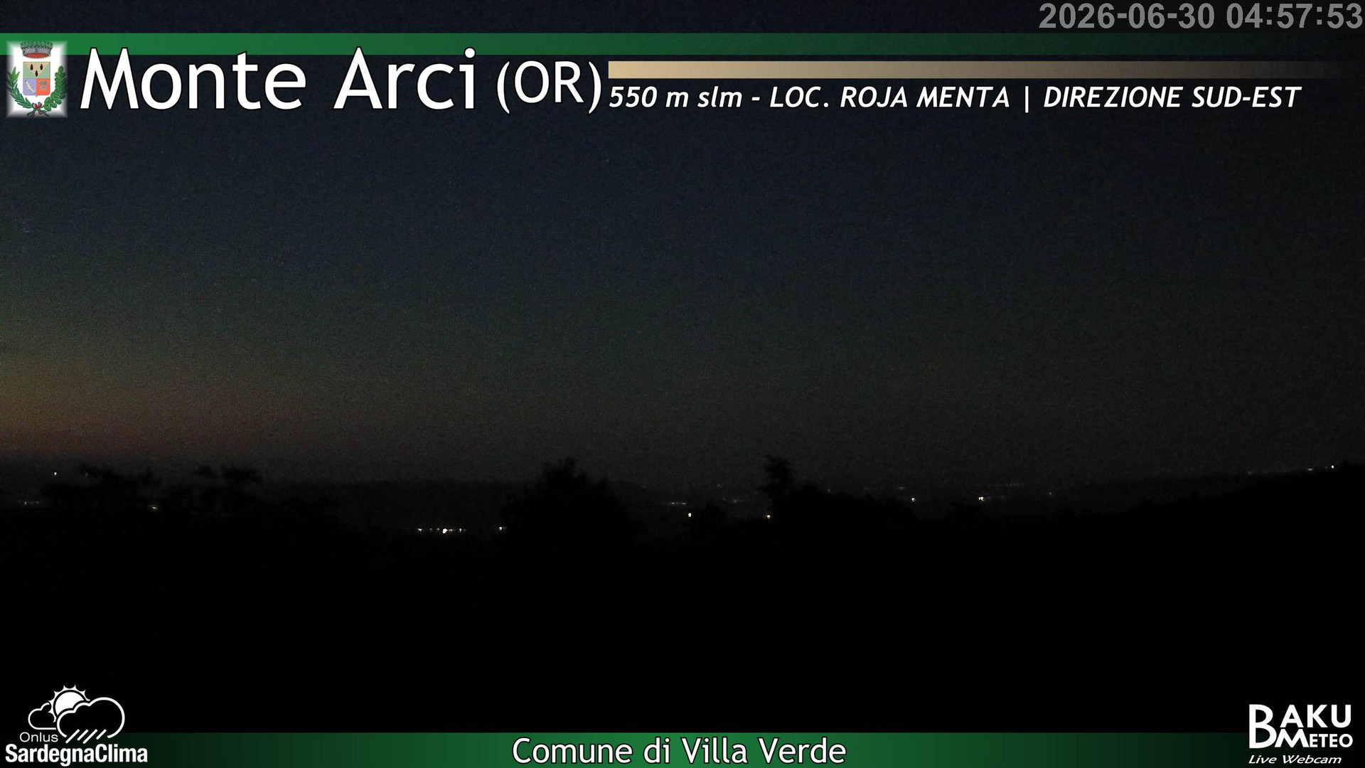 time-lapse frame, Roja Menta webcam