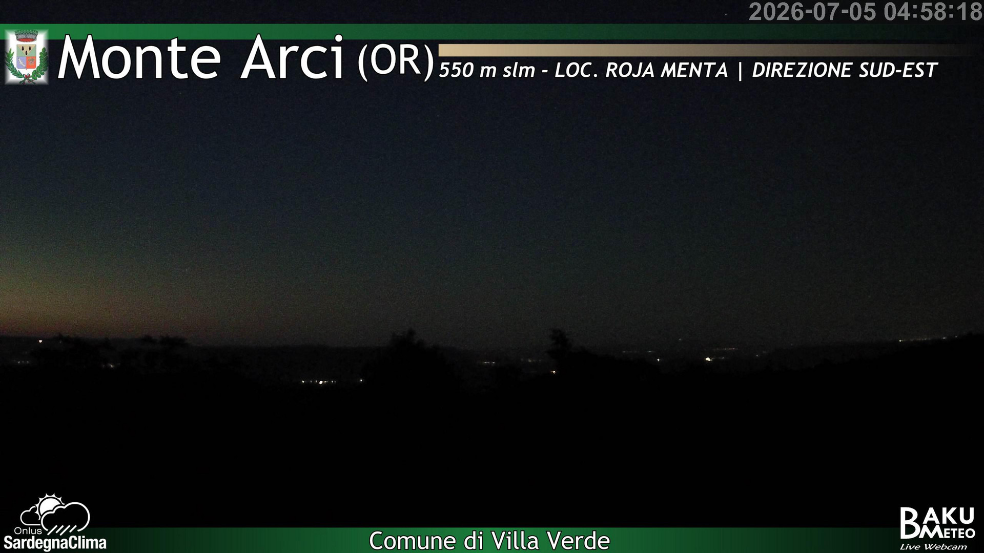 time-lapse frame, Roja Menta webcam