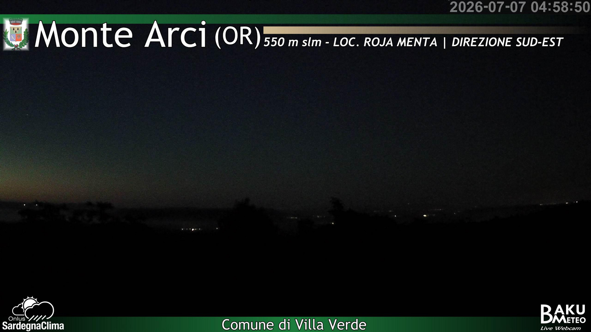 time-lapse frame, Roja Menta webcam