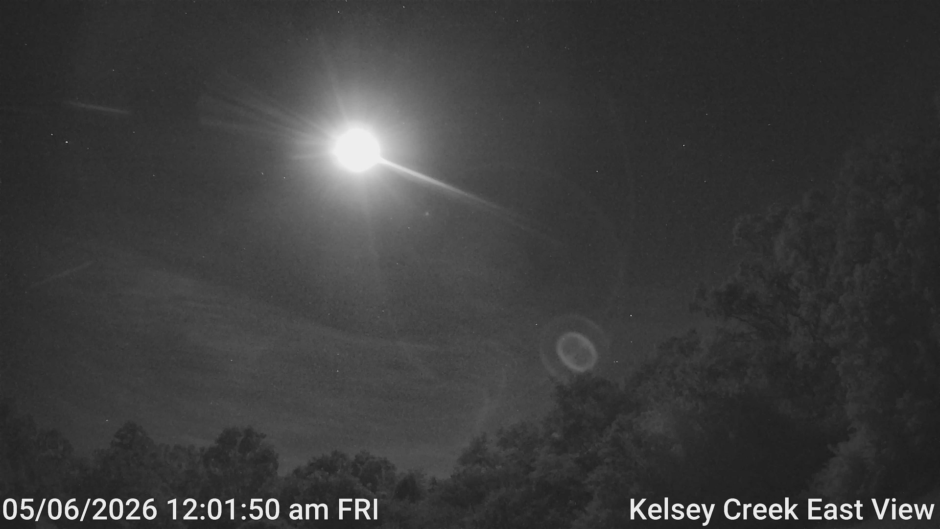 time-lapse frame, Kelsey Creek East View webcam