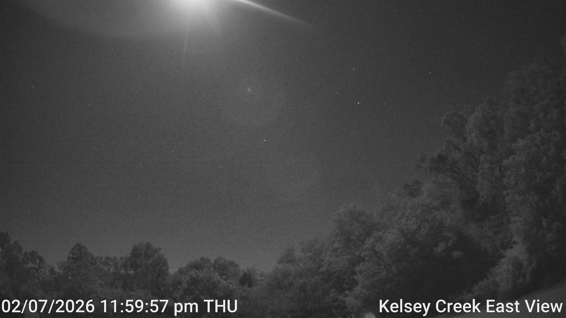 time-lapse frame, Kelsey Creek East View webcam