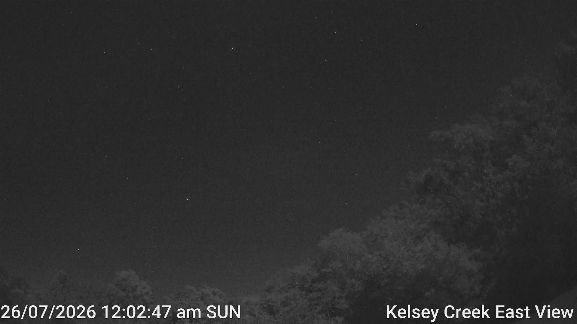 time-lapse frame, Kelsey Creek East View webcam