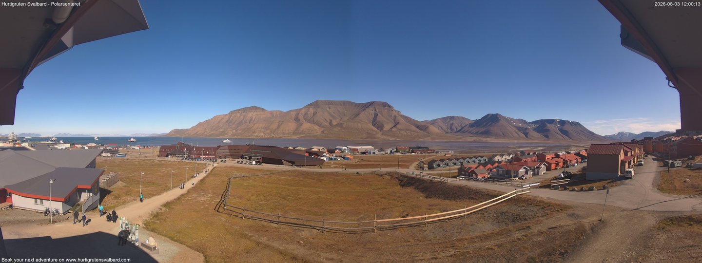 view from Hurtigruten Svalbard - Hiorthfjellet on 2026-08-03