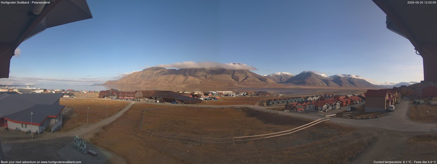 view from Hurtigruten Svalbard - Hiorthfjellet on 2026-08-20