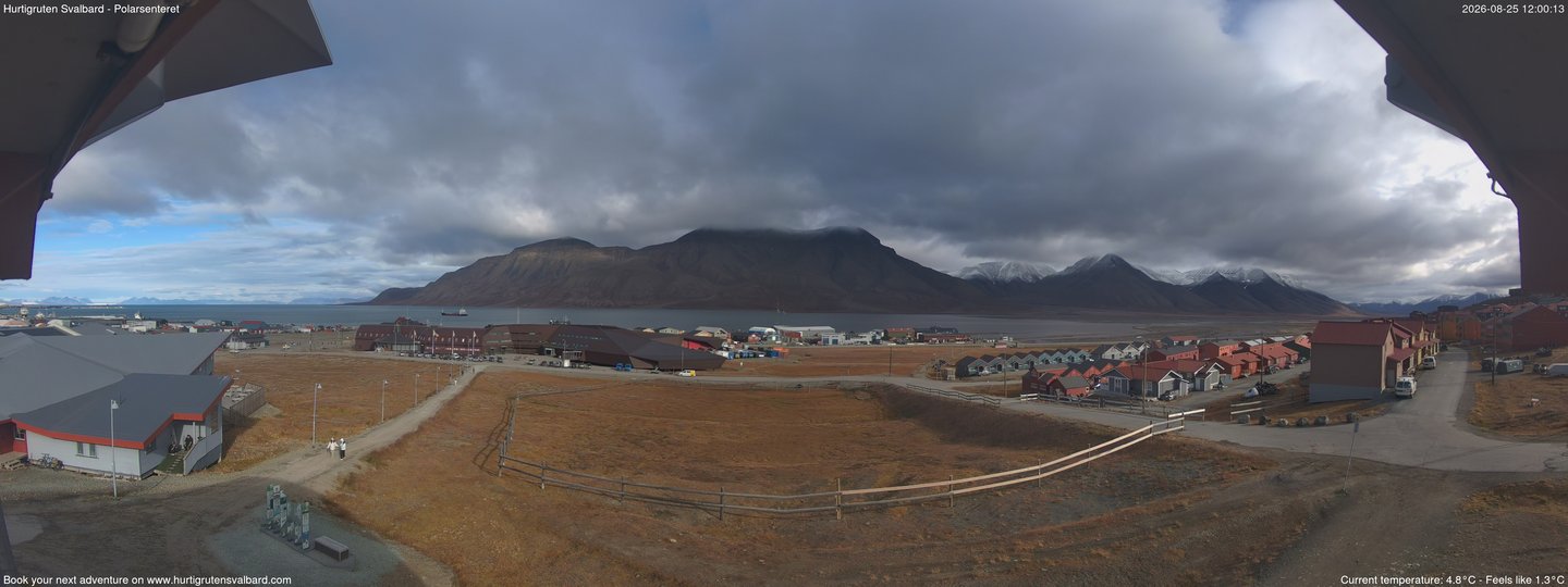view from Hurtigruten Svalbard - Hiorthfjellet on 2026-08-25