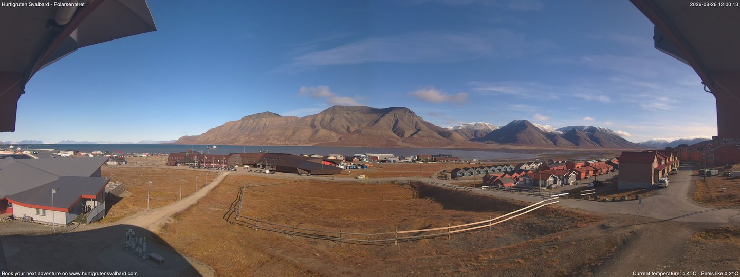 view from Hurtigruten Svalbard - Hiorthfjellet on 2026-08-26