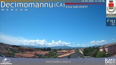 view from Decimomannu on 2025-05-24