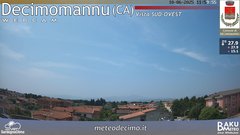 view from Decimomannu on 2025-06-10