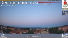 view from Decimomannu on 2025-07-01