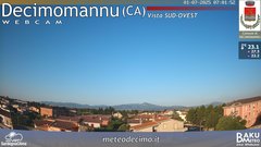 view from Decimomannu on 2025-07-01