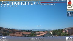 view from Decimomannu on 2025-07-01