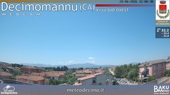 view from Decimomannu on 2026-06-24