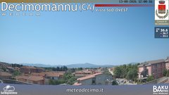 view from Decimomannu on 2026-08-13