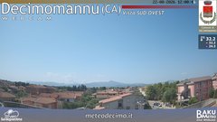 view from Decimomannu on 2026-08-22