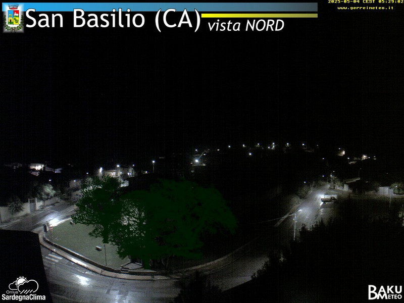 time-lapse frame, San Basilio webcam