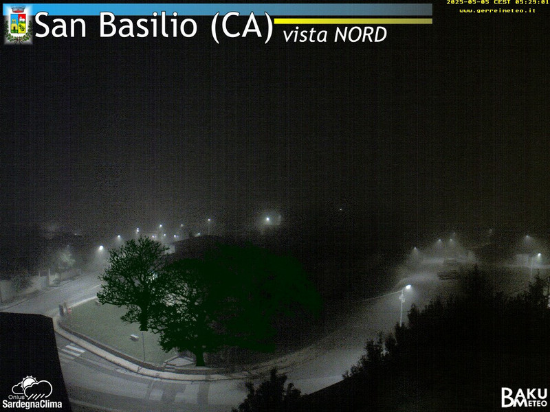 time-lapse frame, San Basilio webcam