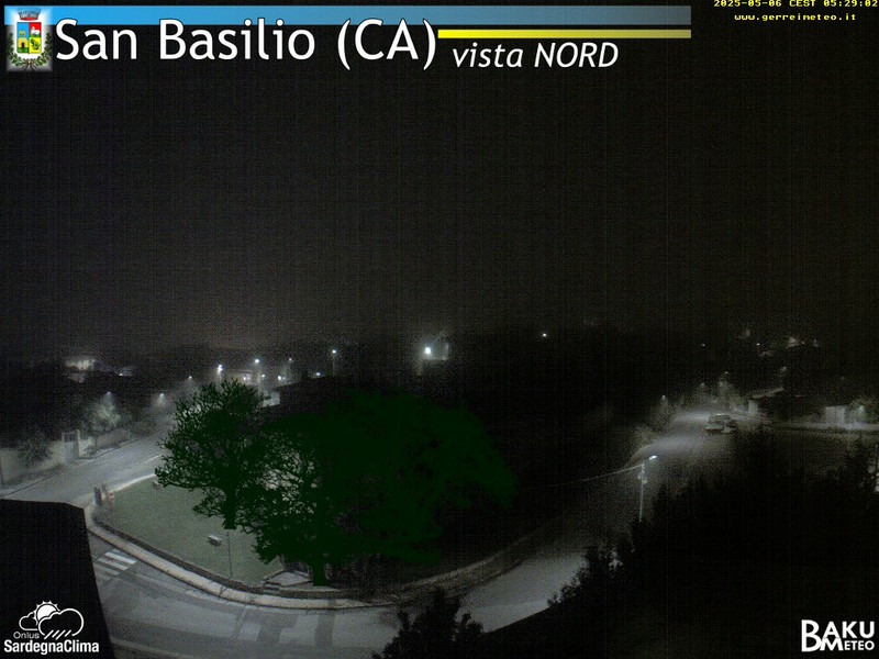 time-lapse frame, San Basilio webcam