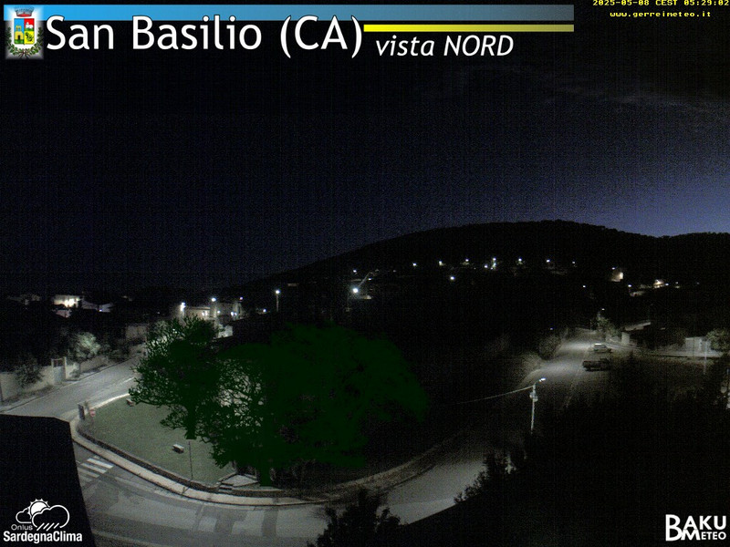 time-lapse frame, San Basilio webcam