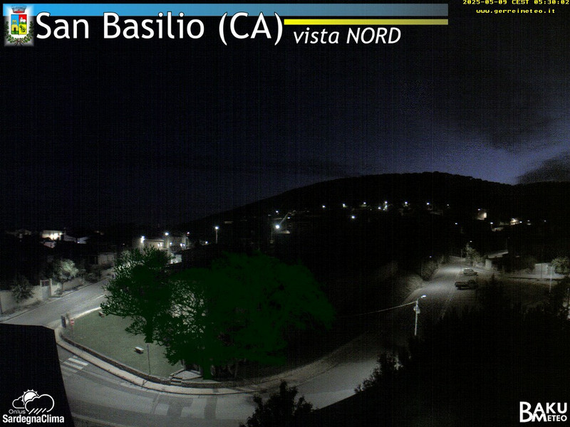 time-lapse frame, San Basilio webcam