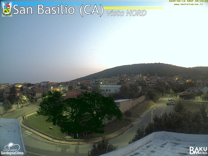 time-lapse frame, San Basilio webcam