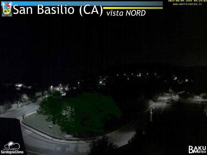 time-lapse frame, San Basilio webcam