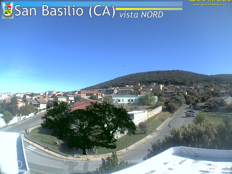 time-lapse frame, San Basilio webcam