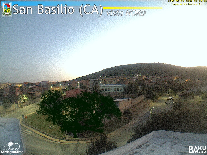 time-lapse frame, San Basilio webcam