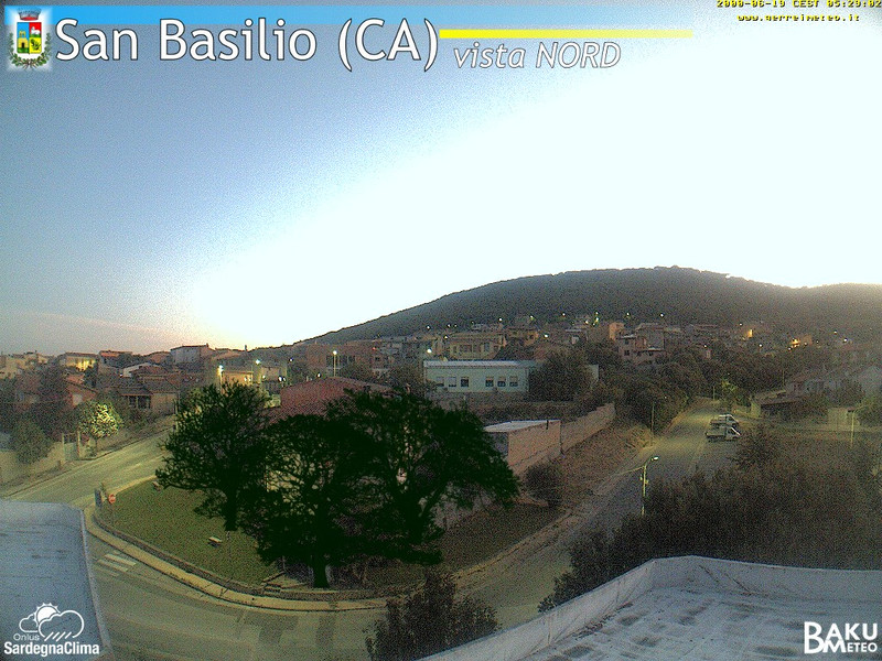 time-lapse frame, San Basilio webcam
