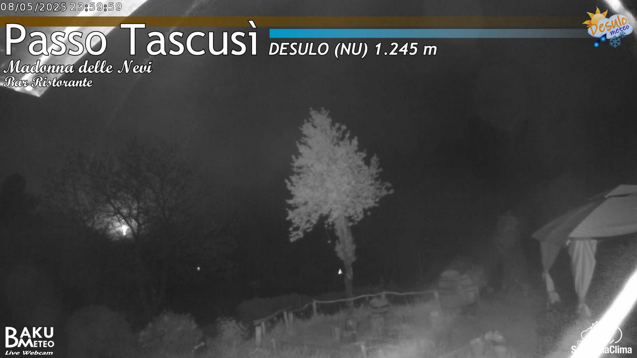 time-lapse frame, Tascusì webcam