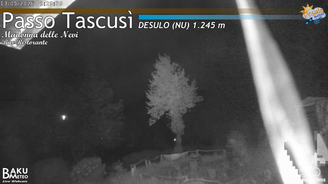 time-lapse frame, Tascusì webcam