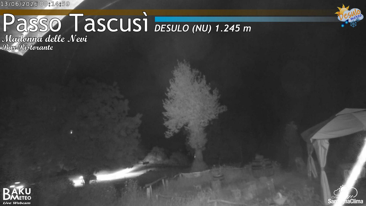 time-lapse frame, Tascusì webcam