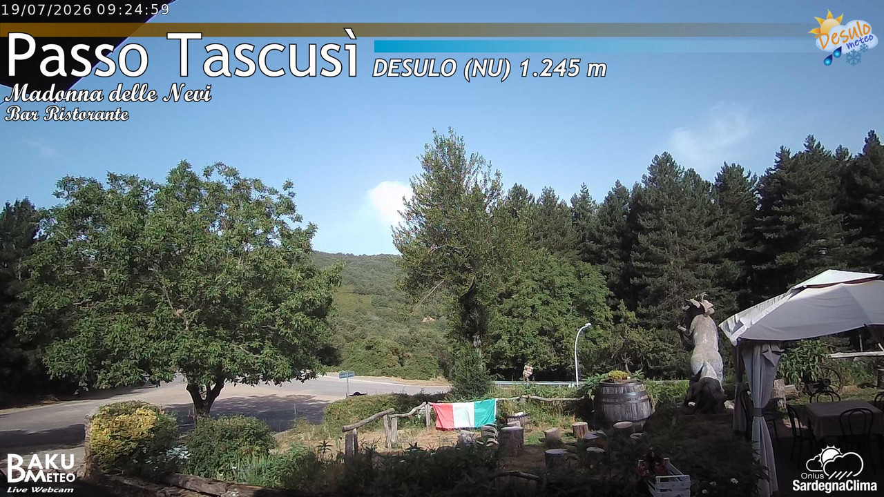 time-lapse frame, Tascusì webcam