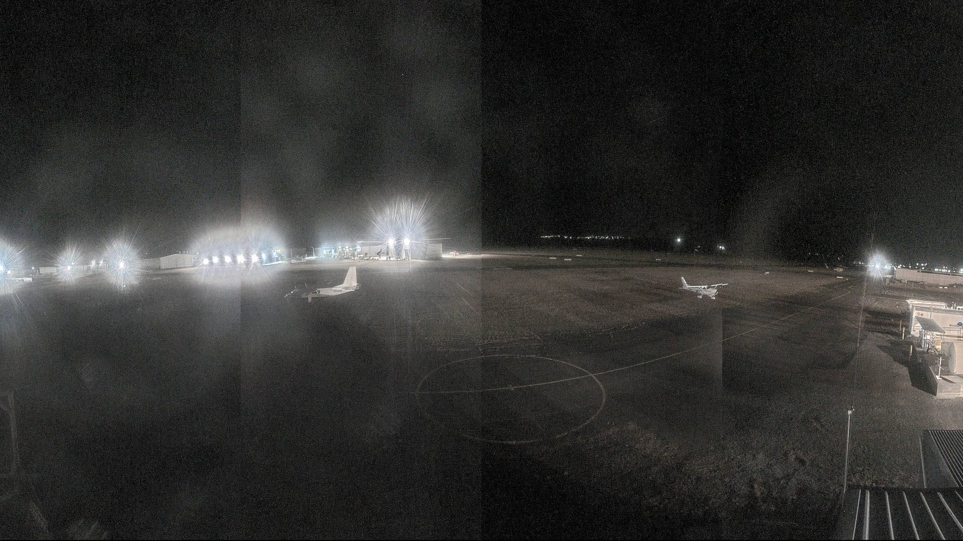 time-lapse frame, Cambridge Airport webcam