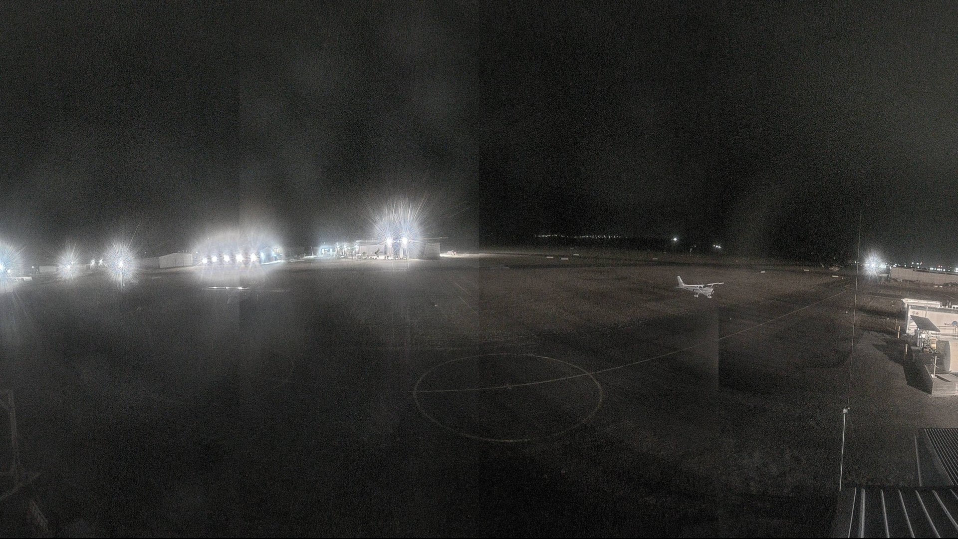 time-lapse frame, Cambridge Airport webcam