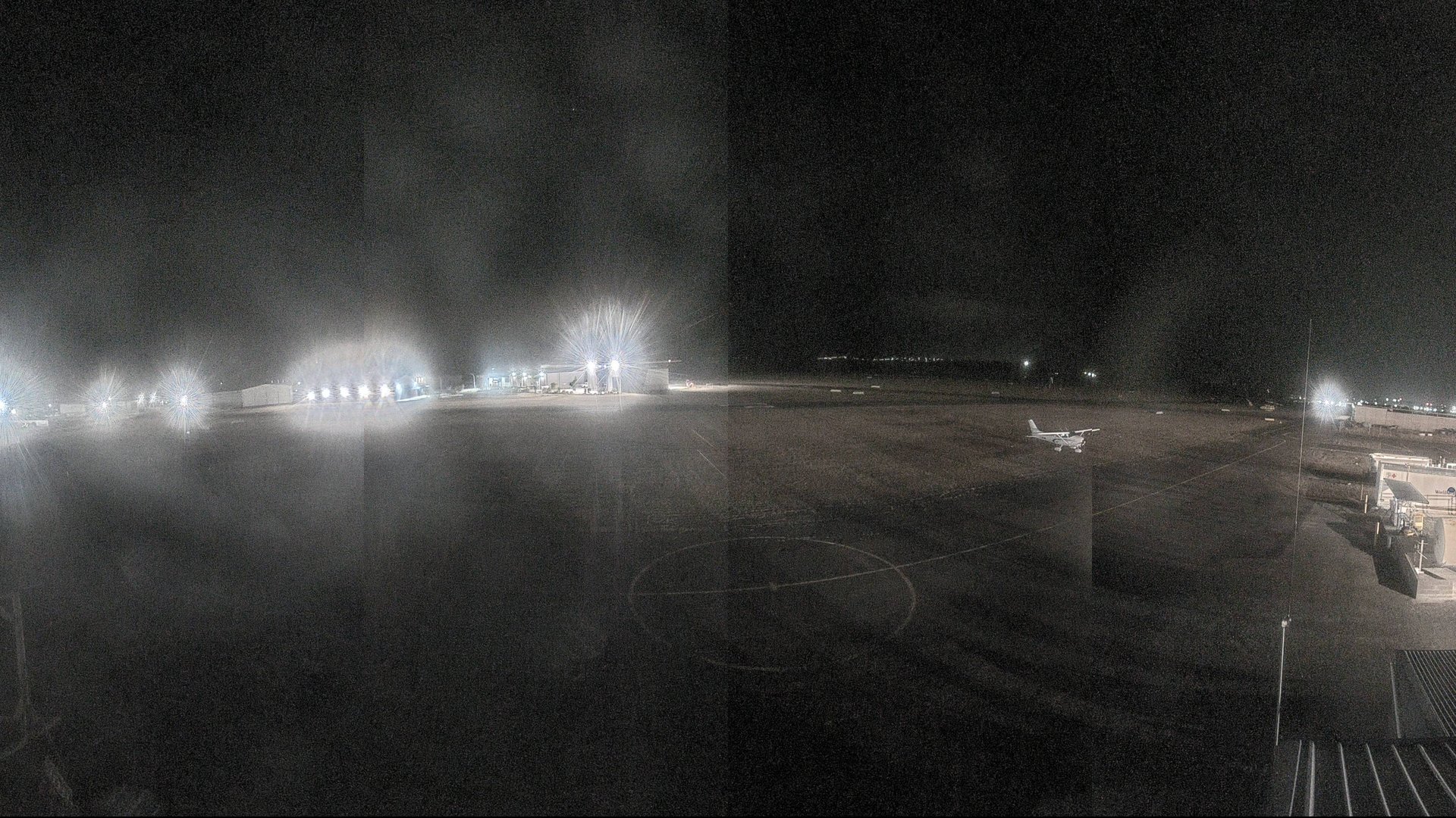 time-lapse frame, Cambridge Airport webcam