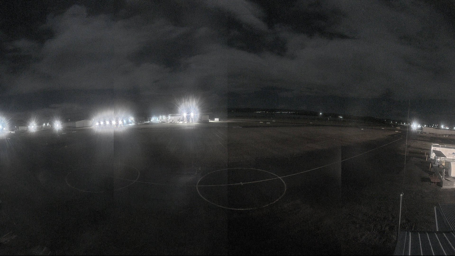 time-lapse frame, Cambridge Airport webcam